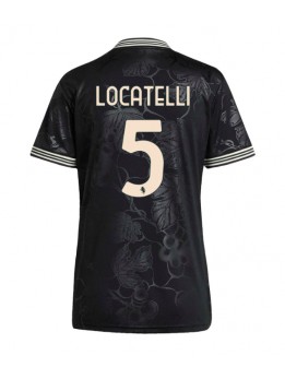 Juventus Manuel Locatelli #5 Zenski Rezervni Dres 2025-26 Kratak Rukavima Juventus Manuel Locatelli #5 Zenski Rezervni Dres 2025-26 Kratak Rukavima